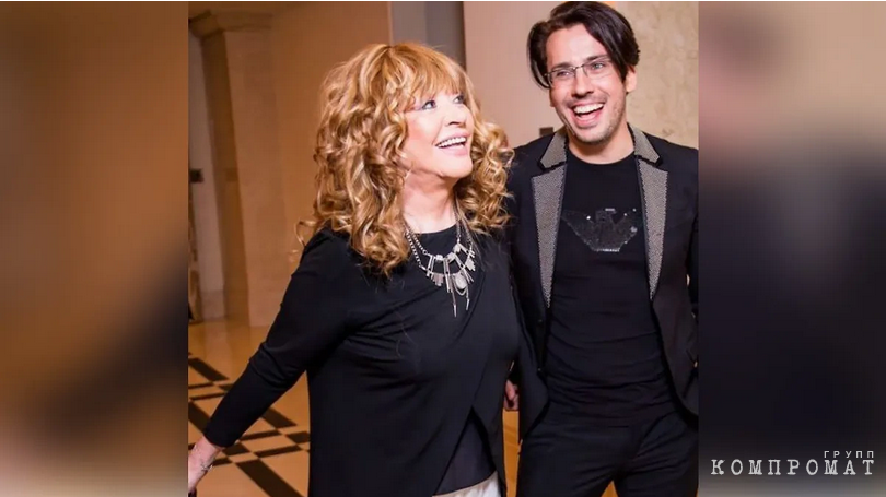 Alla Pugacheva with her husband Maxim Galkin