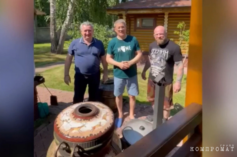 From left to right: Alan Marzaev, Radiy Khabirov and Jeff Monson